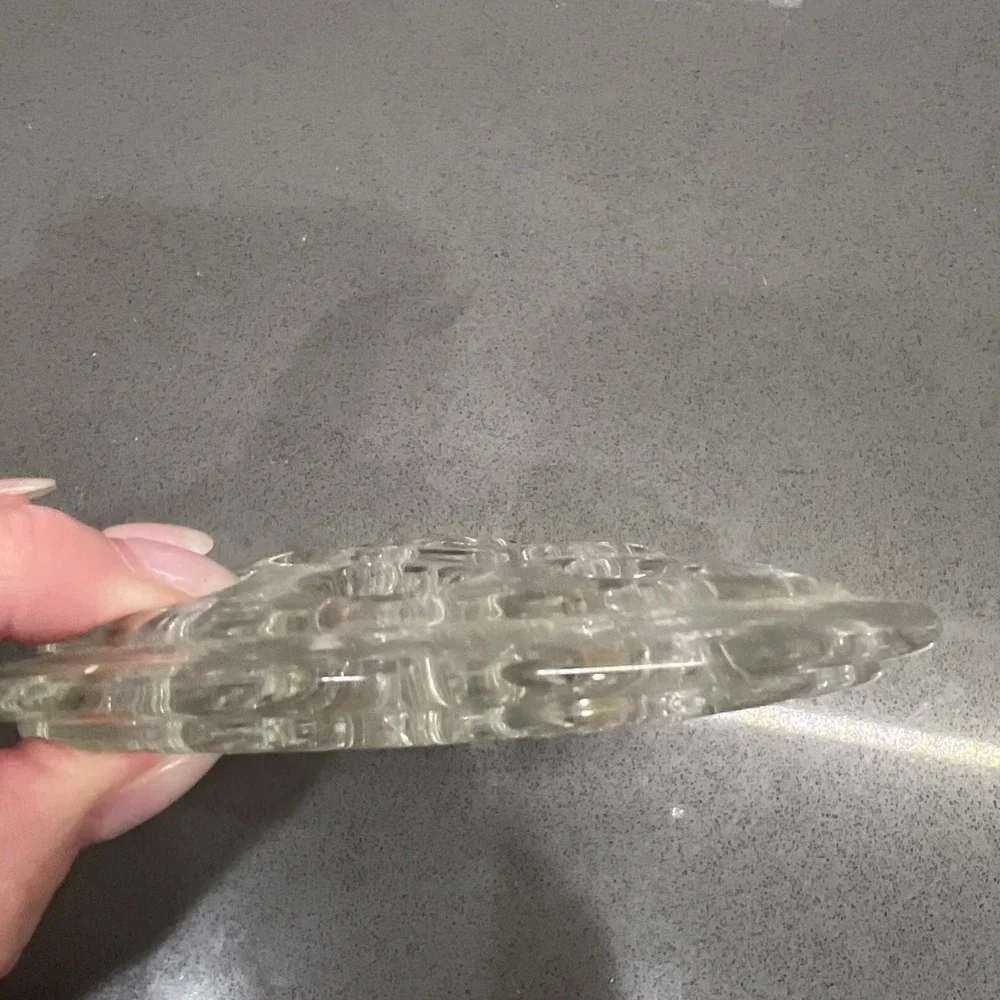 Large Crystal Frog Insertsp with 16 Holes for your Flower Arrangements
